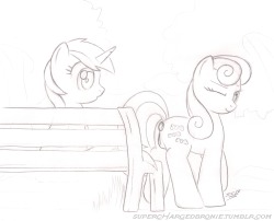 superchargedbronie:  See you home Lyra~♥Very quick sketch…