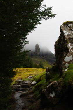 evocativesynthesis:  Le Old Man of Storr, sur l’île de Skye