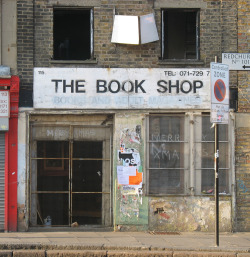 snoorks:   Abandoned bookshop on Brick Lane. London, England.By