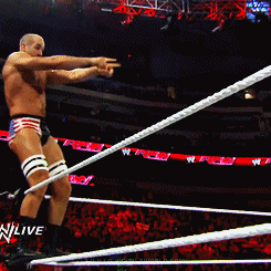 Never get tired of seeing a perfectly executed RKO!