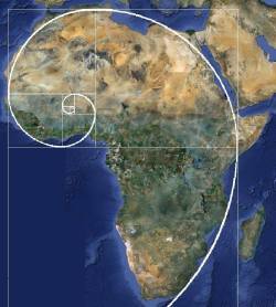 welele:  El continente africano cumple el patrón de la espiral