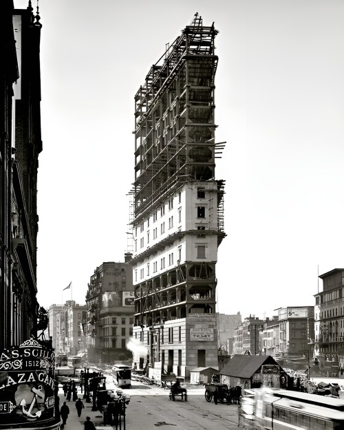 The Times Tower, New York, 1903.