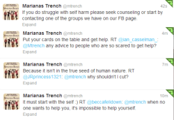 thefangirlsandthebrave:   Marianas Trench on self harm  this