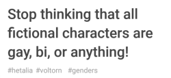 fictional characters are nothing confirmed