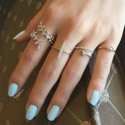 imsmi4u:  ❤️ Stylish rings from www.imsmistyle.com  #leaf