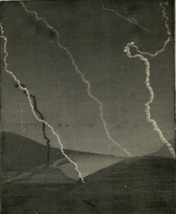 nemfrog:“Lightning photograph by Mr. A.W. Clayden, showing