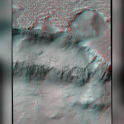 3D Lava Falls of Mars #nasa #apod #mro #hirise #jpl #mars #planet