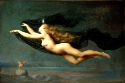 fiestyvxn: winged-serpent:  Auguste Raynaud, La Nuit  “I love