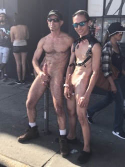 punk–nine:  showing off our boners for the crowd at folsom