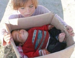 ahmedwong:  Meanwhile in Syria. Kids sleep in comfortable boxes,