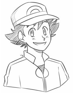 angel-soma:  Sketch Commission for Vivid-Cure of XY Ash Ketchum!