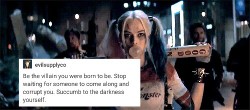 weirdfluffyunicornpig:  Harley Quinn   text posts part 2