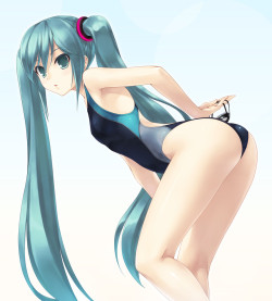 ecchineta:  hatsune miku (vocaloid) drawn by wacchi - Danbooru