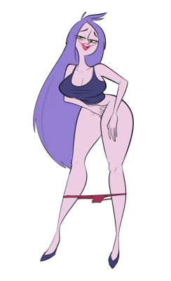 slewdbtumblng: kindahornyart: quick madam mim I did as a warm