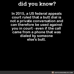 did-you-kno:  In 2015, a US federal appeals  court ruled that