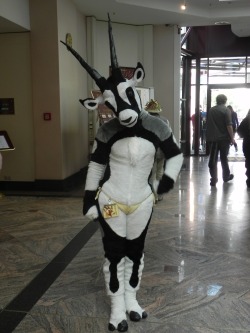 Beisa the oryx. Posting some more of my fursuit photos, since