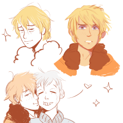shinylys:  kenny in a fuzzy jacket ft. butters