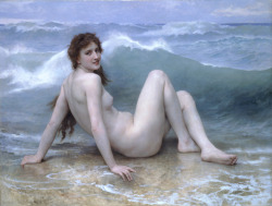 The Wave (1896) by William-Adolphe Bourguereau