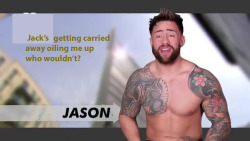 Jack and Jason continue their bromance on The Valleys, Jack rubs