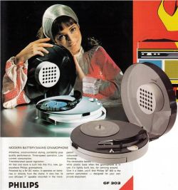 Philips GF303 ad. c.1972