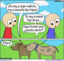 locuras1000:  igualito que los humanos. Viñeta