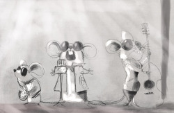 theartofgaberose:  Three Blind Mice for #sketchdailies @Sketch_Dailies