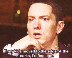 hanloveslim:   Eminem talking about his father leaving him at