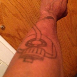 My “tone arm” tat. #dj #defjam #music #inked #10plusyrsold