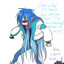 insanemarshmallow:  insanemarshmallow:  In which Aoba never cuts