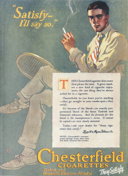 Chesterfield Cigarettes, 1919 