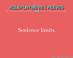 rppetpeeves-blog:  Being forced to crank out a certain amount