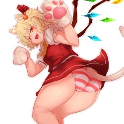 flandre scarlet (touhou) drawn by sekiyu (spartan) - Danbooru