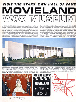 gameraboy:  Movieland Wax Museum, 1964.
