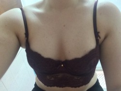 boredandboredagainxo:  Loving my new bra😍 There’s always