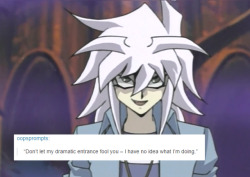 tyranny-mutt: Bakura’s entire character summed up in one sentence. 
