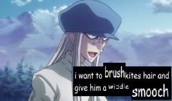 dirty-hxh-crackfessions:  “  i want to brush kites hair and