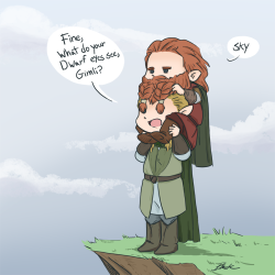 homeiswheretheheartsare:  Legolas: Don’t make me toss you off