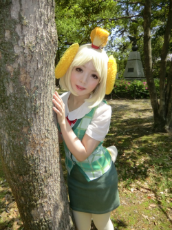 yoitomi:  look at this adorable shizue cosplay! do not remove