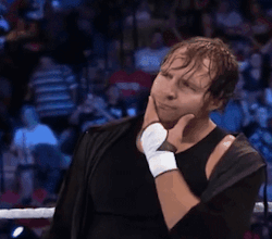 ambreignstrain:  Some (very) early SmackDown Ambrose gifs - reacting