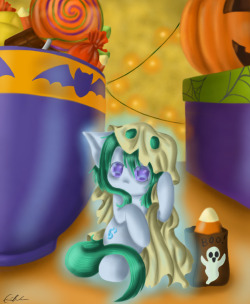 spectralpony:  I think I’ll be a ghost for Halloween this year