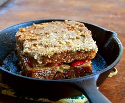 bakeddd:  healthy stuffed french toast (vegan, healthy) click