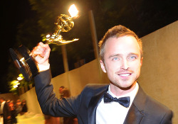 jonahryans:  2010 | 2012 | 2014 Aaron Paul has won the Emmy for