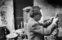 barcarole:  Alberto Giacometti by Rene Burri.  
