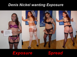 sissyhumiliator:  Denis Nickel wanting Exposure Adress Goebenstraße