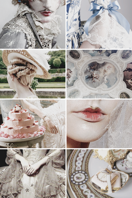 oceanwitch:                ERA AESTHETICS                 ↳ Rococo or Late Baroque, France. 1700 - 1799