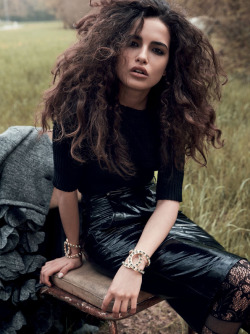 designerleather:  Chiara Scelsi by Adrinano Russo for Vogue Brazil