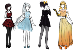 kjthetalekeeper:Sketch more like silhouettes of mah girls in