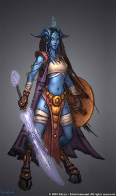 fantasy-scifi:  Draenei Female Concept by Arsenal21