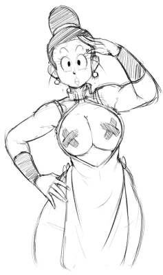 toshkarts:  @funsexydragonball made a lewd Chi-Chi design and