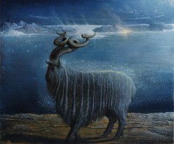 azidahaka:Black goat[Capro nero]by  AGOSTINO ARRIVABENE